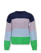 Kogsandy L/S Stripe Pullover Knt Noos Kids Only Patterned