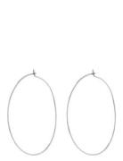 The Capri Wire Hoops-Silver LUV AJ Silver