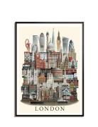 London Standard Poster Martin Schwartz Patterned