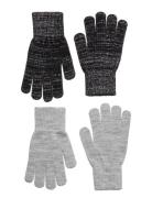 2-Pack Gloves - W. Lurex Melton Black