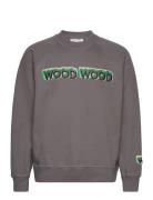 Hester Logo Sweatshirt Wood Wood Grey