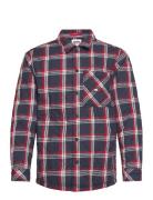 Tjm Padded Check Overshirt Tommy Jeans Navy