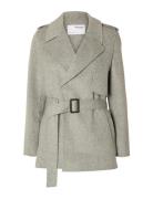 Slfnew Tana Short Handmade Jacket B Selected Femme Grey