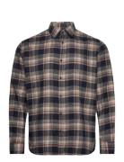 Slhregowen-Flannel Shirt Ls Check Selected Homme Black