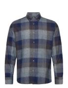 Slhregrobin-Flannel Check Shirt Selected Homme Navy