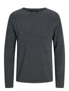 Jjehill Knit Crew Neck Noos Jack & J S Grey