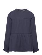 Musselin Blouse Tom Tailor Navy
