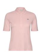 Slim Shield Ss Pique Polo GANT Pink