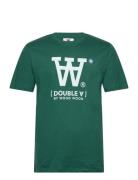 Ace Big Logo & Badge T-Shirt Double A By Wood Wood Green