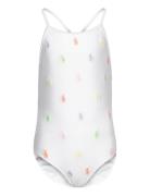 Polo Pony -Piece Swimsuit Ralph Lauren Kids White