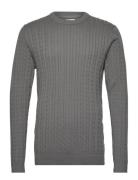 Jjcarlson Knit Crew Neck Jack & J S Grey