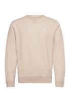 Marled Double-Knit Sweatshirt Polo Ralph Lauren Beige