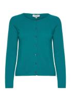 Rwlaica Ls O-Neck Raglan Cardigan Rosemunde Blue