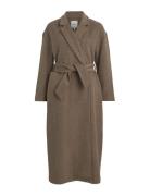 Objclara Over Wool Coat A Div Object Brown