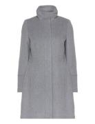 Women Coats Woven Regular Esprit Collection Grey