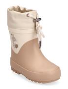 Thermo Rubber Boot Solid Wheat Pink