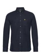 Plain Flannel Shirt Lyle & Scott Navy