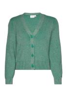 Viril Multi Short L/S Knit Cardigan-Noos Vila Green
