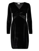 Mlsandra L/S Velvet Abk Dress Mamalicious Black