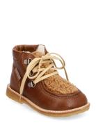 Boots - Flat - With Laces ANGULUS Brown