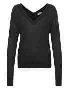 Lyocell Wool V-Neck Sweater Calvin Klein Black