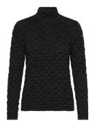 Slfnancy Ls Roll Neck Top Selected Femme Black