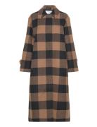 Slfevana Long Wool Coat Selected Femme Brown