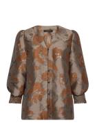 Whirlingbblicy Shirt Bruuns Bazaar Brown