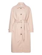 Belted Coat Tom Tailor Beige