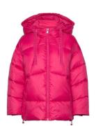 Letizia Hooded Puffa GUESS Jeans Pink