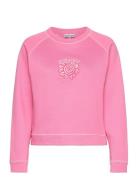 Isoli Raglan Solid Sweatshirt Ganni Pink