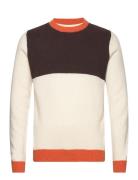 Akrico Colorblock Lambswool Anerkjendt Brown