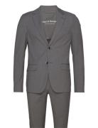 Bs Sonoma Slim Fit Suit Set Bruun & Stengade Grey