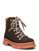 Boots - Flat - With Laces ANGULUS Brown