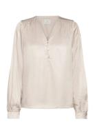 Kalaura Blouse Kaffe Beige