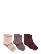 Wool Rib Socks - 3-Pack Mp Denmark Patterned