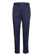 Cropped Slim Fit Twill Chino Pant Polo Ralph Lauren Navy