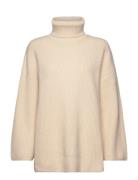 Slfmary Ls Long Knit Roll Neck Selected Femme Cream