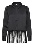 Selva Fringe Shirt Minus Black