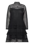 Yasalberta Ls New Lace Dress YAS Black