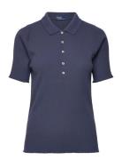 Ribbed Polo Shirt Polo Ralph Lauren Navy