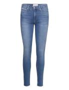 Mid Rise Skinny Calvin Klein Jeans Blue