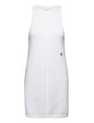 Knitted Tank Dress Calvin Klein Jeans White
