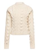 Vmisla Ls Highneck Pullover Ga Girl Vero Moda Girl Cream