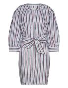 Rwb Stripe Short Shirt Dress Ls Tommy Hilfiger Patterned