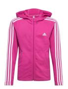 Essentials 3-Stripes Full-Zip Hoodie Adidas Sportswear Pink