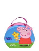 Peppa Pig - Teddy Puzzle Suitcase Barbo Toys Patterned