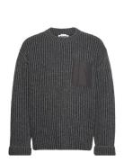 Heavy Rib-Knit Sweater Hope Black