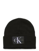 Monologo Patch Non-Rib Beanie Calvin Klein Black