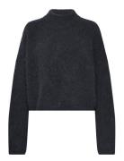 Boxy Alpaca Sweater Hope Black